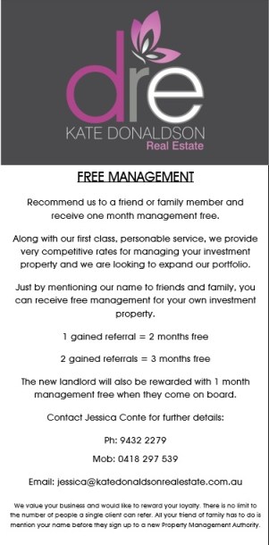 Kate Donaldson RE free management